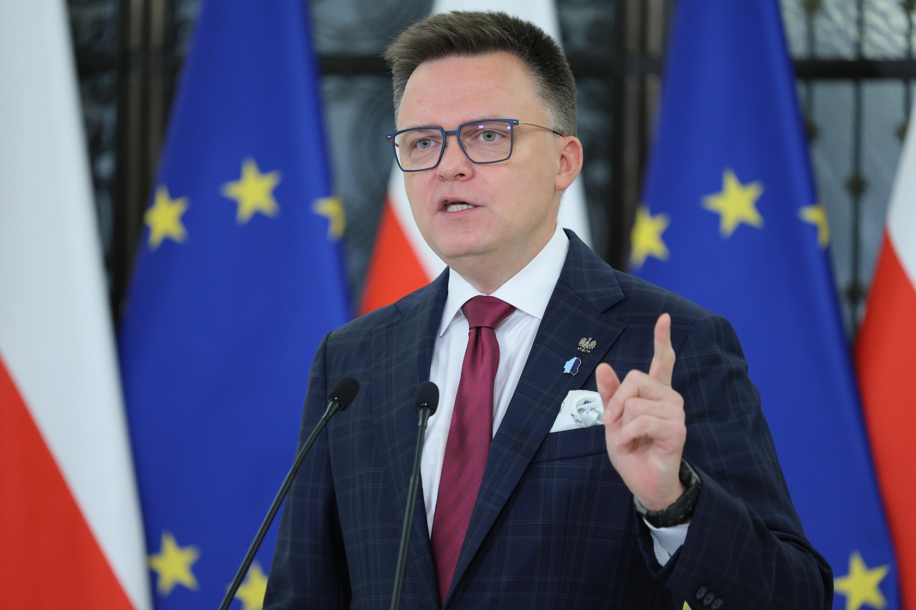 Marszałek Sejmu Szymon Hołownia