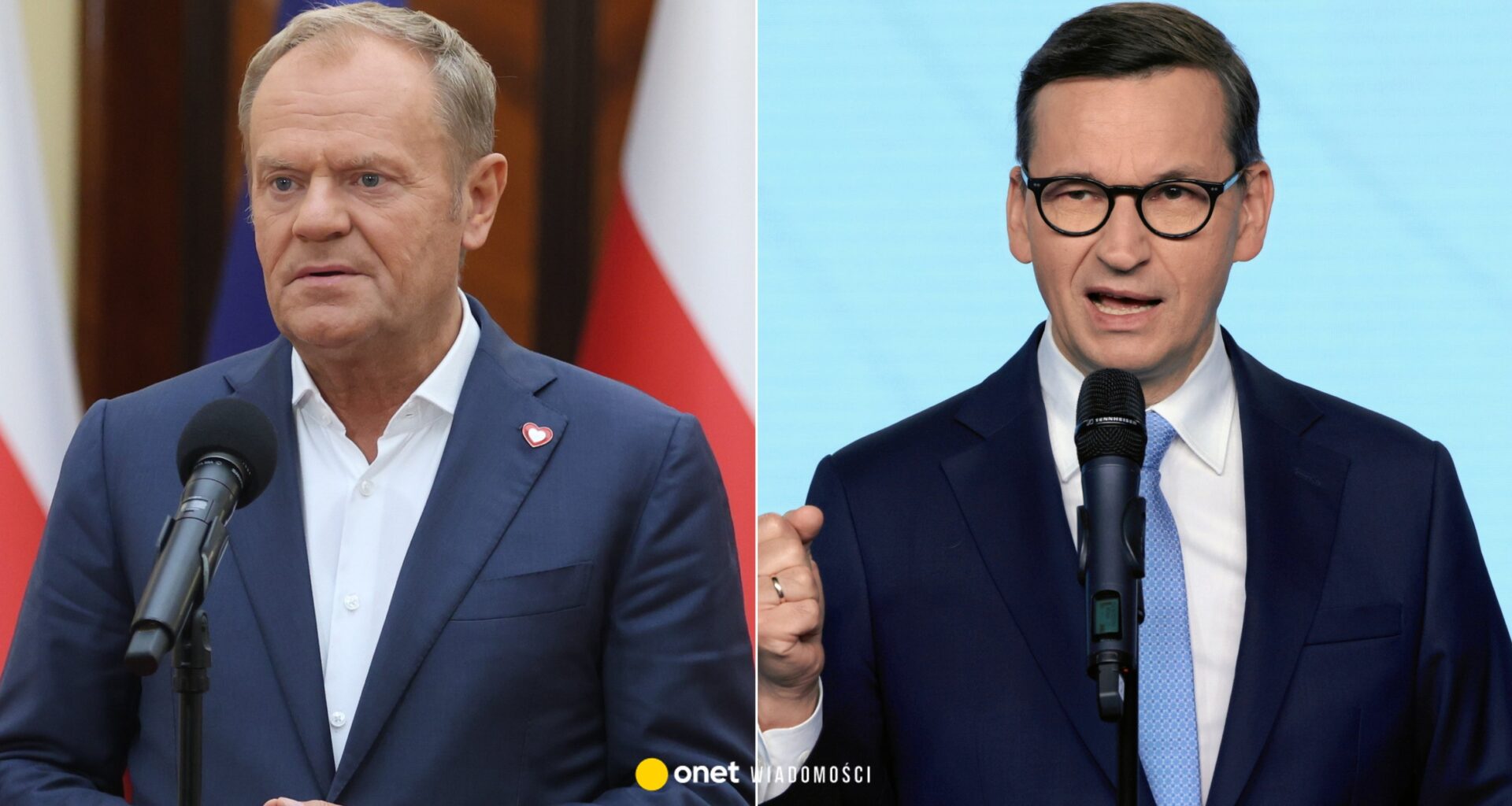 Prestiżowa przegrana Tuska. W tym sondażu to Morawiecki jest górą