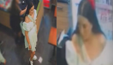 Gdańsk. Kobieta z szarfą pojawiła się nocą w lokalu. Jest pilny apel policji