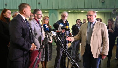 Konferencja prasowa ministra Żurka nagle przerwana. "Na jakich zasadach pan tu wtargnął?"