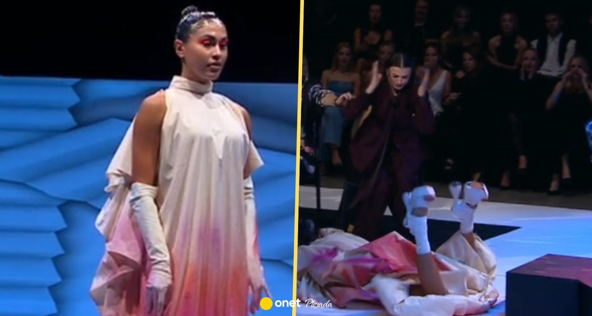 Dramatyczny moment na wybiegu "Top model". Upadek uczestniczki poruszył widzów