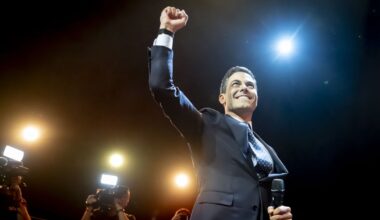 Lider D66 Rob Jetten, Lejda, 29 października 2025 r.