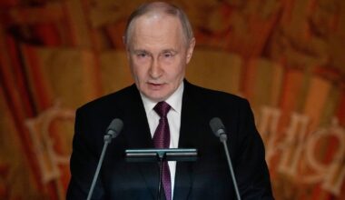 Prezydent Rosji Władimir Putin w Moskwie, 17 października 2025 r.