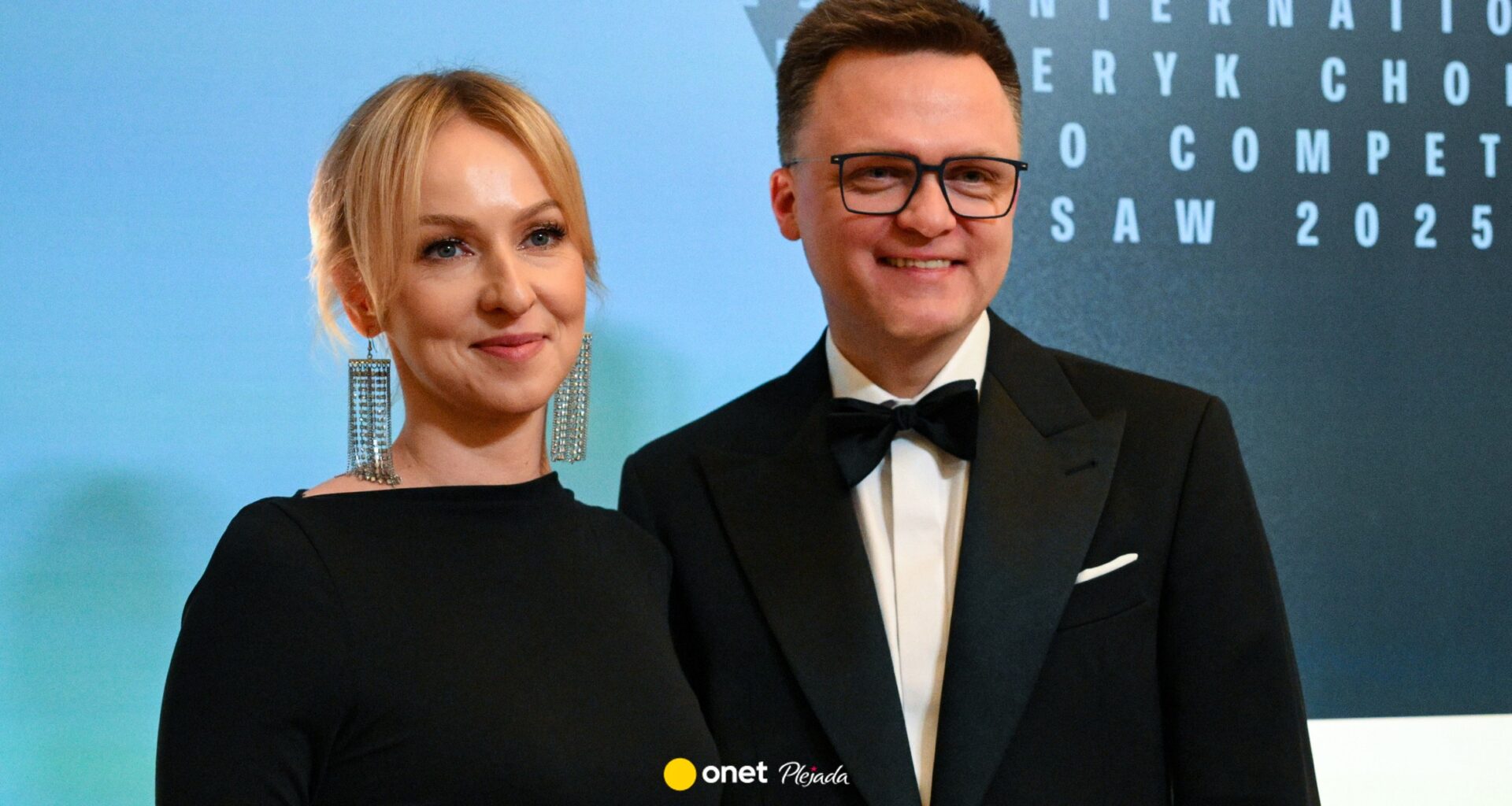 Żona Szymona Hołowni na gali konkursu chopinowskiego. Postawiła na klasykę