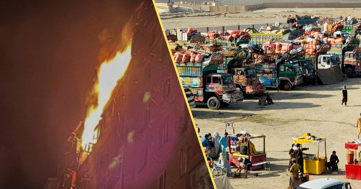 Skutki rosyjskiego ataku w Sumach/Uchodźcy z Afganistanu wracają przez granicę