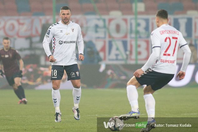 Podolski występuje w Górniku od 2021 roku. Do tej pory rozegrał dla klubu z Zabrza 123 mecze