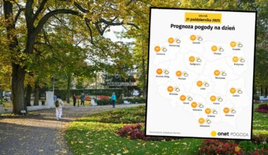 Noc miejscami przyniesie deszcz, ale będzie cieplej niż ostatnio, już bez mrozu