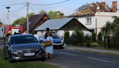 Mustang wszedł w zakręt. I nagle coś takiego. Niesie się filmik