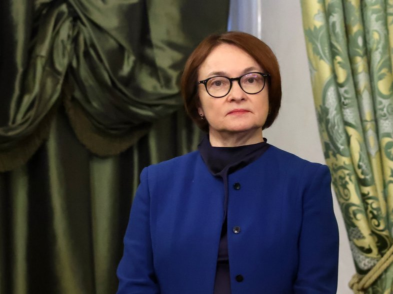 Prezeska banku centralnego Rosji Elwira Nabiullina, 17 kwietnia 2024 r.
