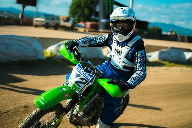 Łukasz Kuczera podczas jazdy na Rocco's Ranch Monster Energy