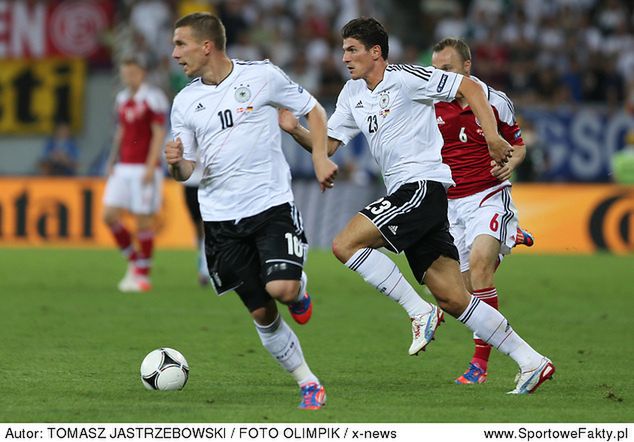 Lukas Podolski w barwach kadry Niemiec