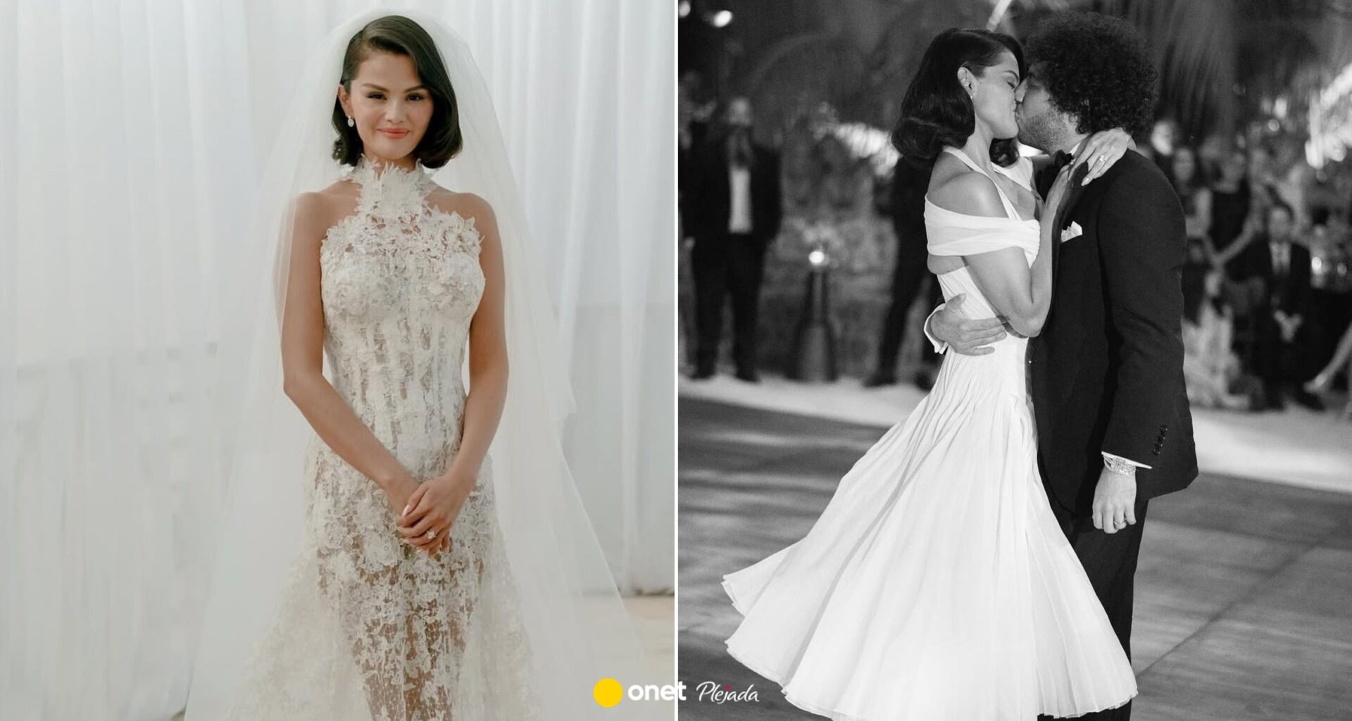 Nie jedna, lecz trzy kreacje. Selena Gomez nie oszczędzała na swoim ślubie