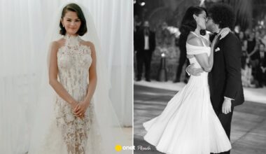 Nie jedna, lecz trzy kreacje. Selena Gomez nie oszczędzała na swoim ślubie