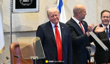 Owacja dla Trumpa w Knesecie. "Najlepszy przyjaciel Izraela" [RELACJA NA ŻYWO] - Onet
