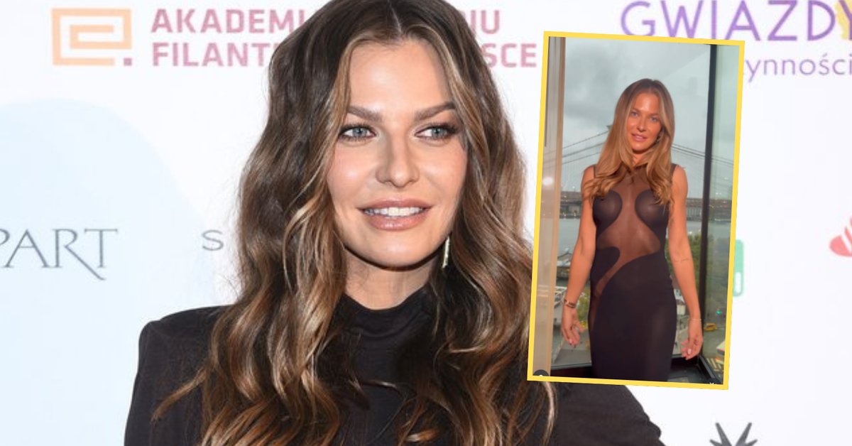 Anna Lewandowska olśniewa w Nowym Jorku. Czarne prześwity na wydarzeniu Victoria's Secret