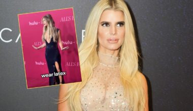 Jessica Simpson zachwyciła cała w lateksie. "Na ogół nie noszę poza sypialnią"