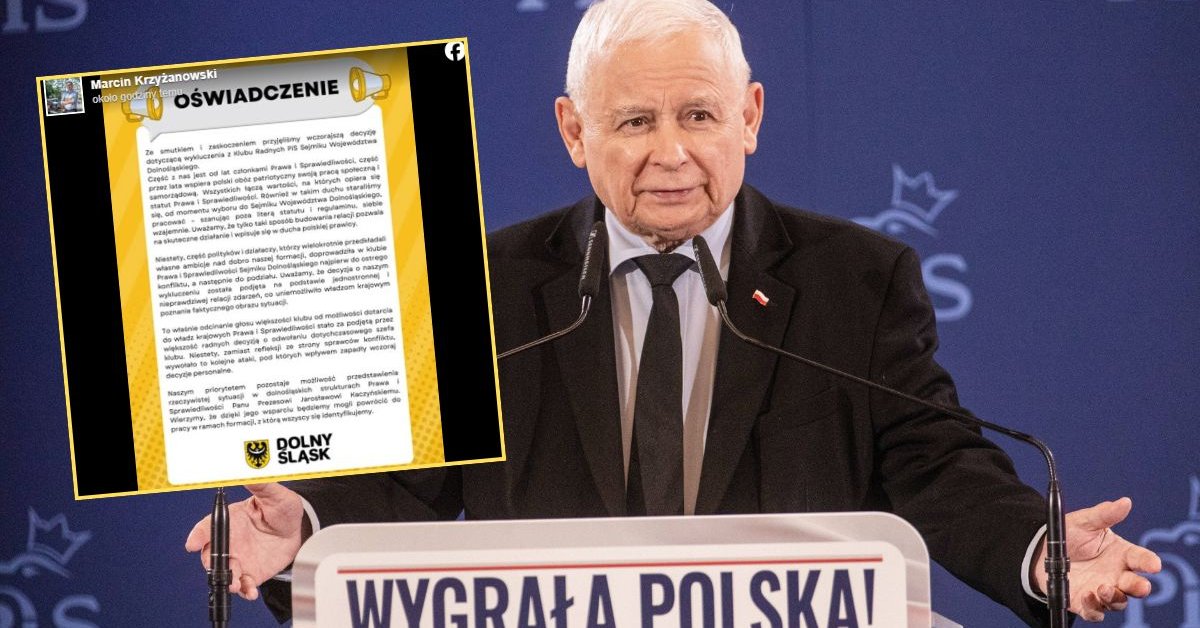 Jarosław Kaczyński wyrzucił ich z PiS. Teraz radni zabrali głos