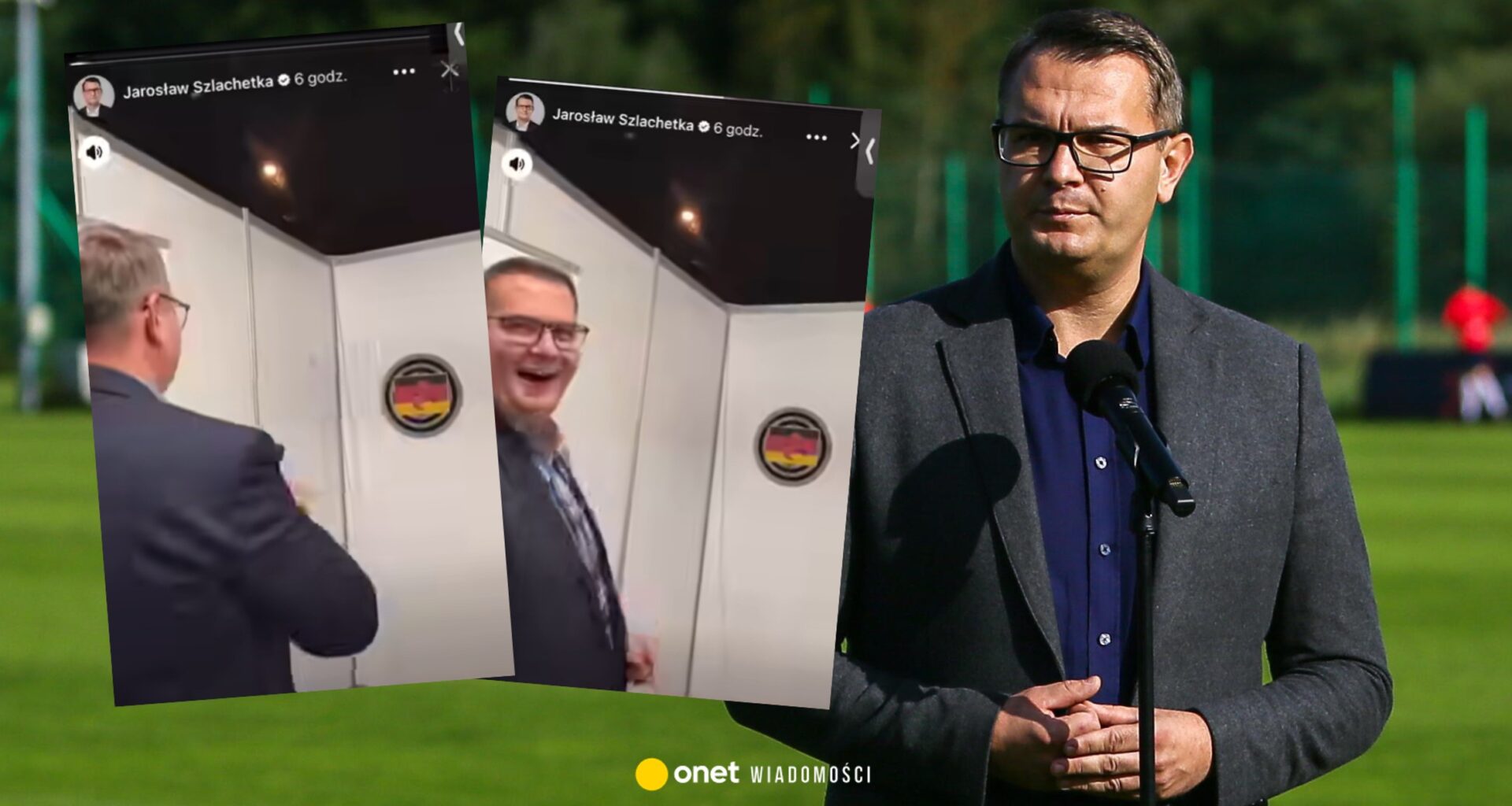 Burmistrz Myślenic celował w tarczę z niemiecką flagą. Nagranie wywołało burzę