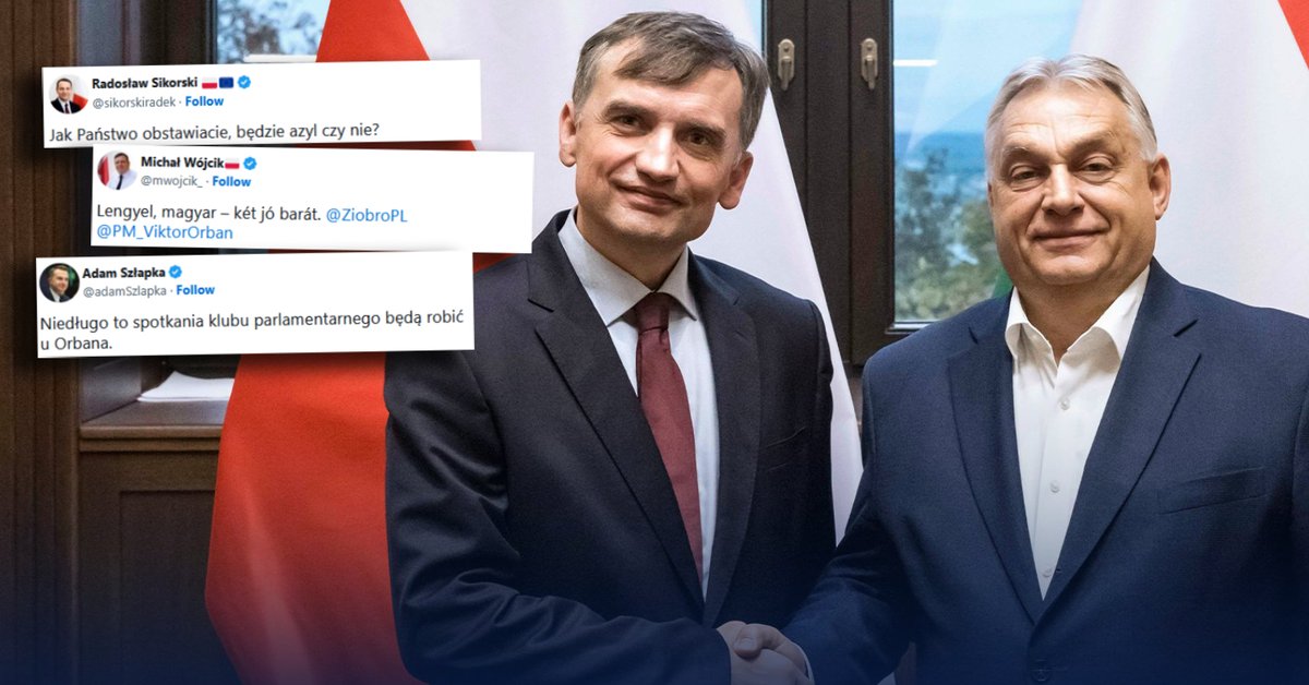 Zbigniew Ziobro spotkał się z Viktorem Orbanem. Fala komentarzy. "Brzydko się zestarzało"