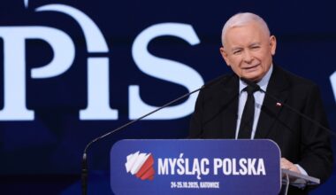 Konwencja PiS. Jarosław Kaczyński przemawiał na koniec