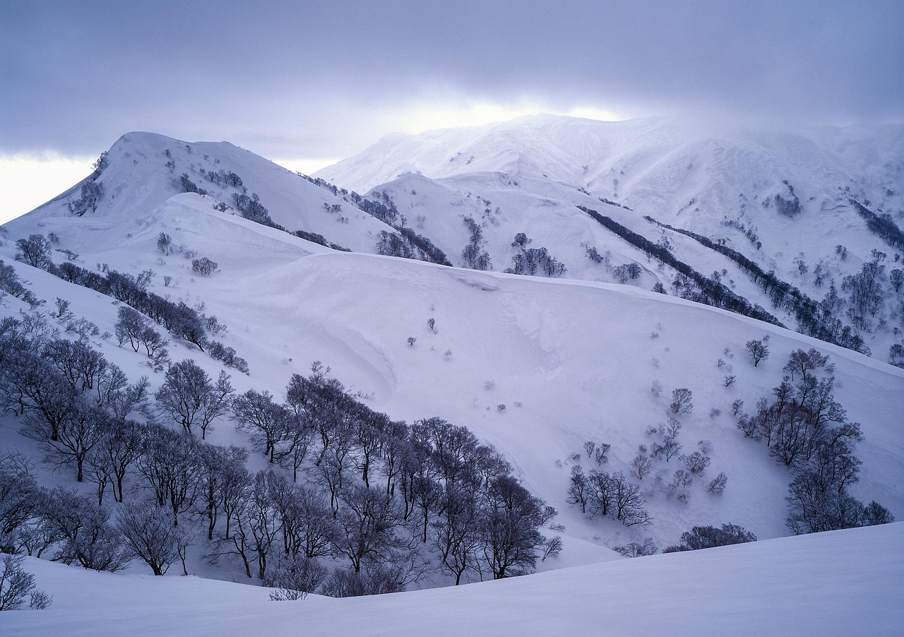 Śnieg w górach