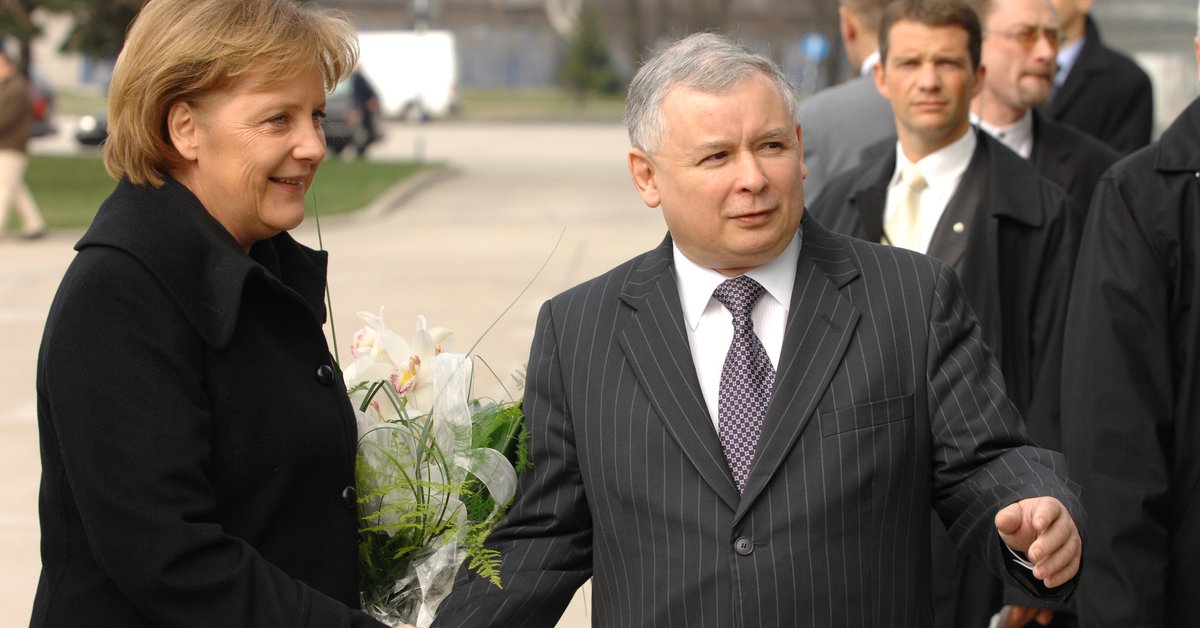 Jarosław Kaczyński wywołuje Donalda Tuska do tablicy. Chodzi o wywiad Angeli Merkel