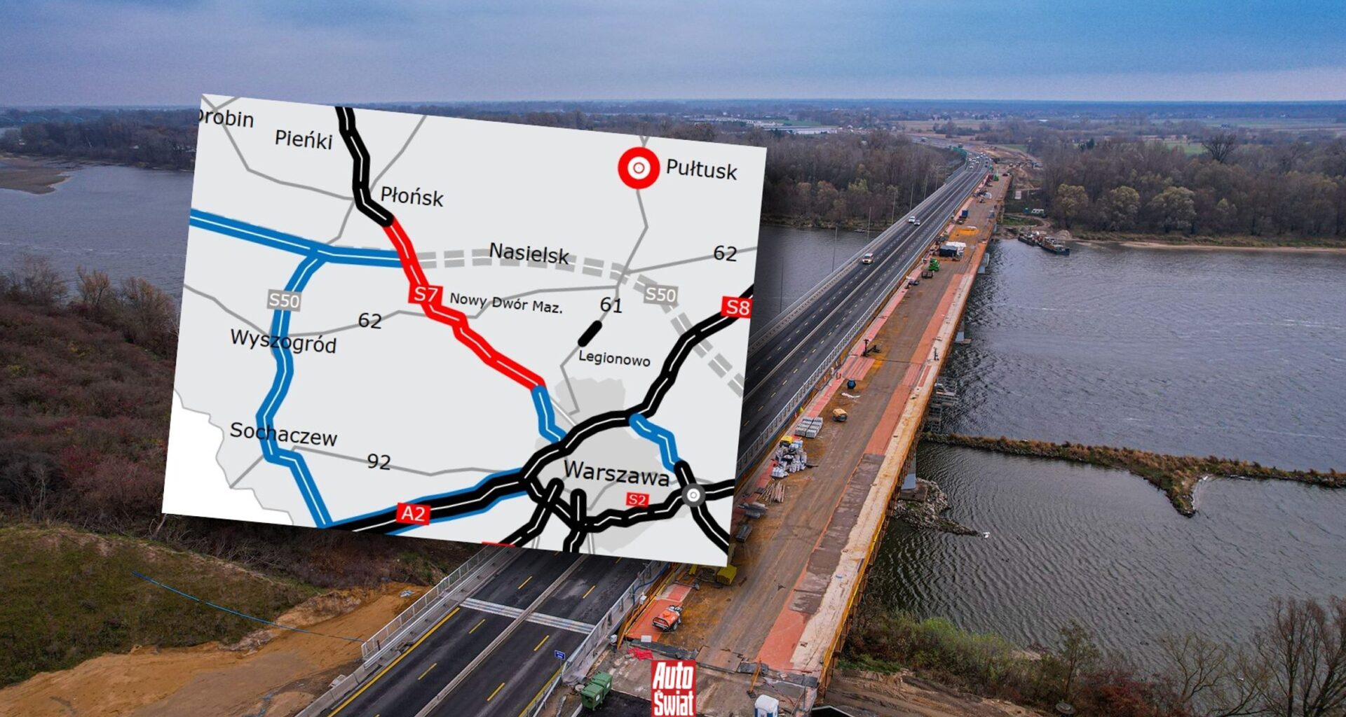 Kiedy S7 na północ od Warszawy będzie gotowe? Wielka chwila. Pierwszy odcinek z trzech