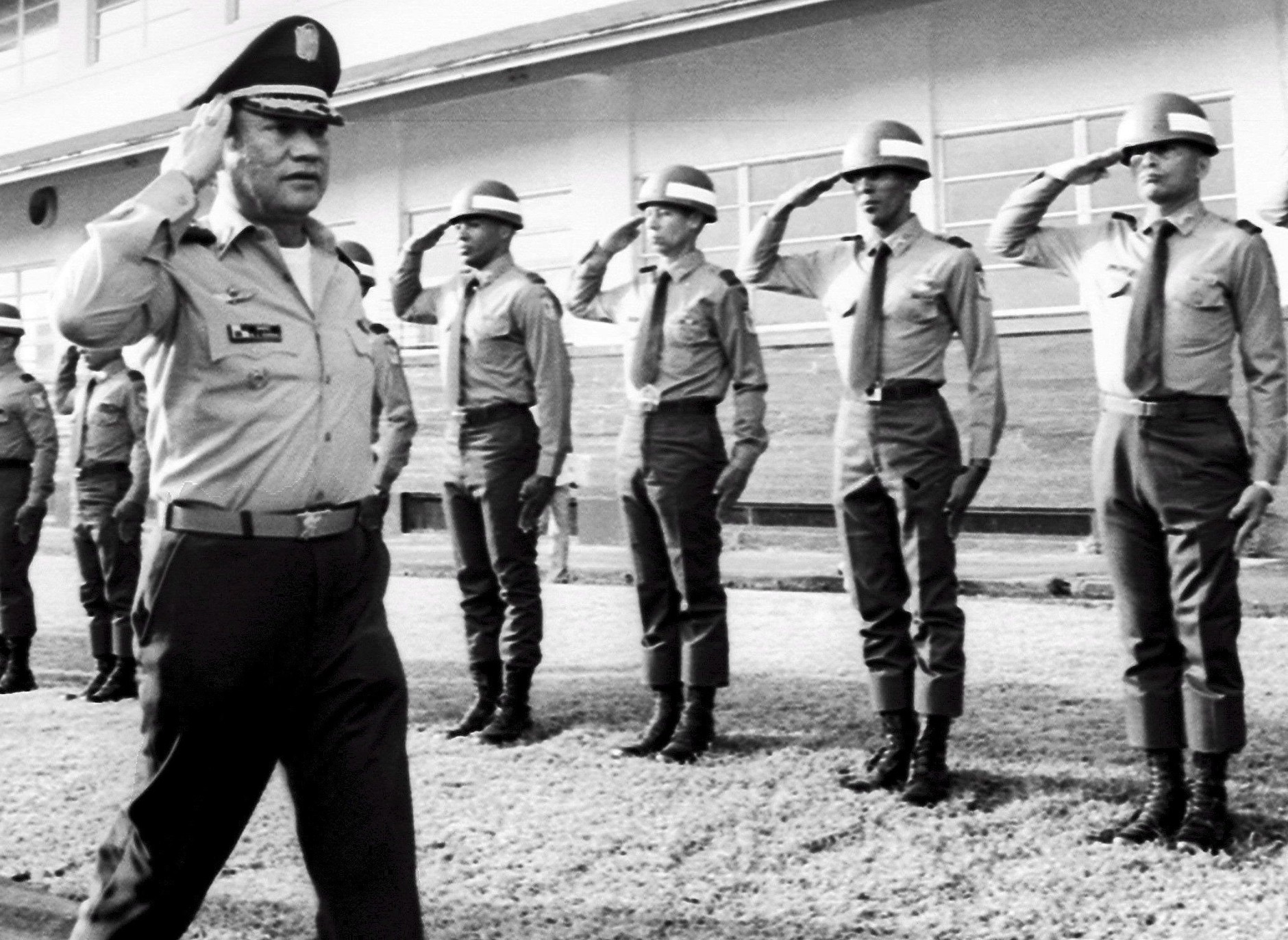Gen. Manuel Antonio Noriega, panamski dyktator, w 1985 r.
