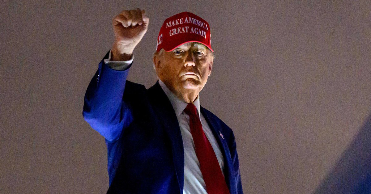 Prezydent Stanów Zjednoczonych Donald Trump. Miami, USA, 3 kwietnia 2025 r.