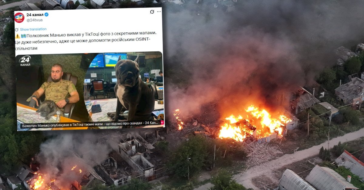 Ukraiński oficer wywołał w sieci burzę przez zdjęcie z psem. "Może pomóc wrogowi"