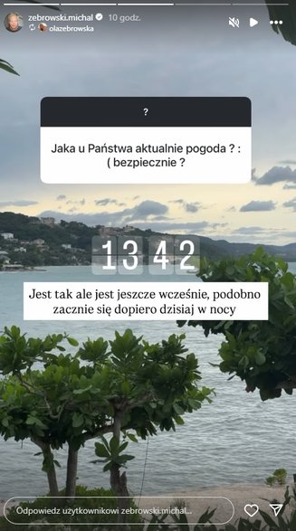 Aleksandra i Michał Żebrowscy na Instagramie