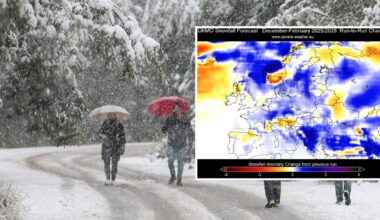 Prognozy zwiększyły ilość śniegu względem poprzednich aktualizacji