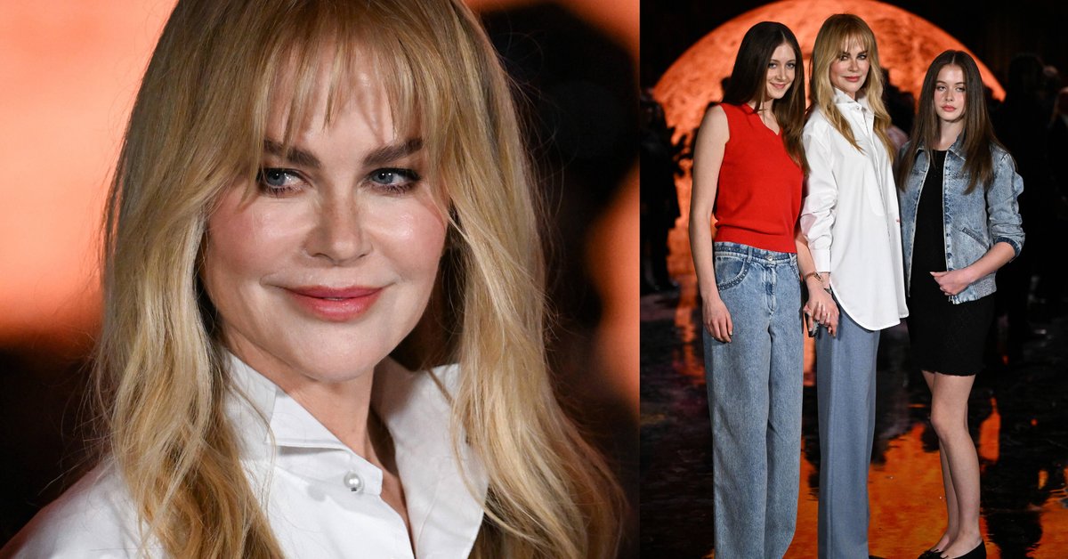 Bardzo rzadki widok. Nicole Kidman pozowała z córkami. To już nastolatki [ZDJĘCIA]