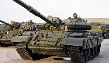 Czołg T-62MW.
