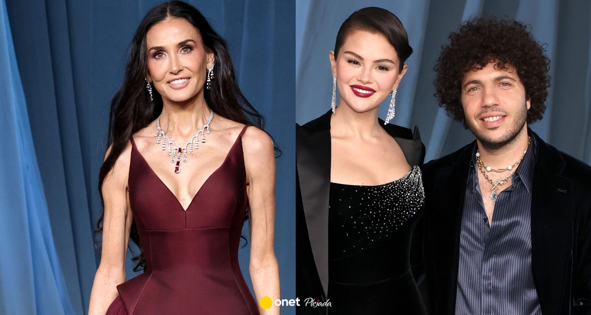 Selena Gomez z mężem brylują na wielkiej gali w Hollywood. Demi Moore znowu zachwyciła