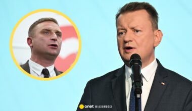 Skandaliczne słowa Roberta Bąkiewicza na wiecu PiS. Mariusz Błaszczak komentuje