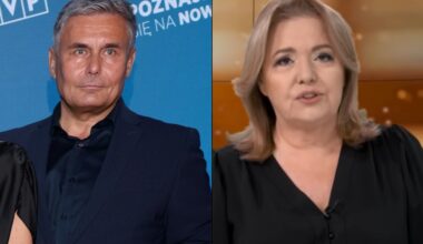 Marek Czyż, prowadzący "19.30" w TVP1; Danuta Holecka, prowadząca "Dzisiaj" w TV Republika