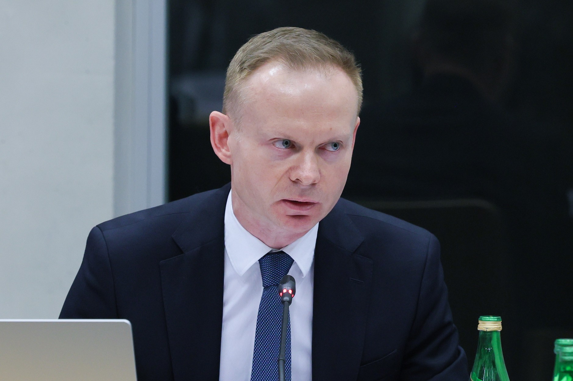 Daniel Karpeta podczas posiedzenia sejmowej komisji śledczej ds. Pegasusa 