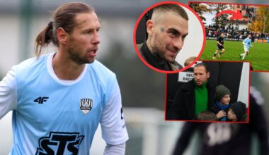 Grzegorz Krychowiak obserwowany był nawet z balkonu pobliskiego bloku w Radzyminie