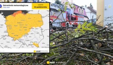 Żółty i pomarańczowy alert IMGW w 12 województwach. Powieje aż 110 km na godz.
