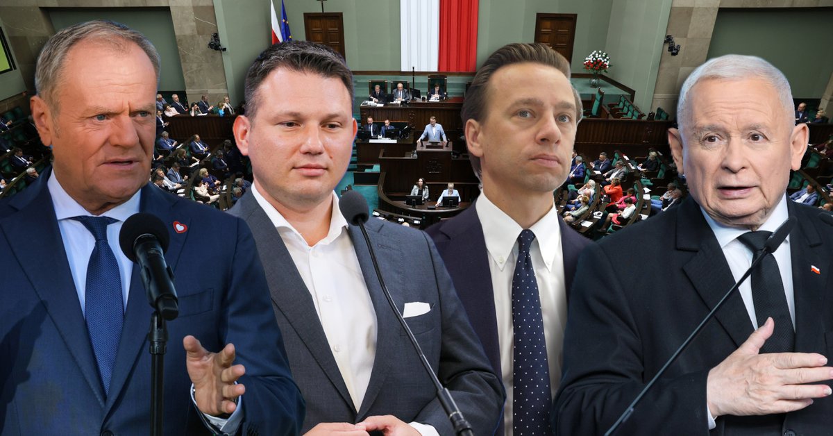 Najnowszy sondaż partyjny: KO ucieka PiS. Znów przebija "szklany sufit"