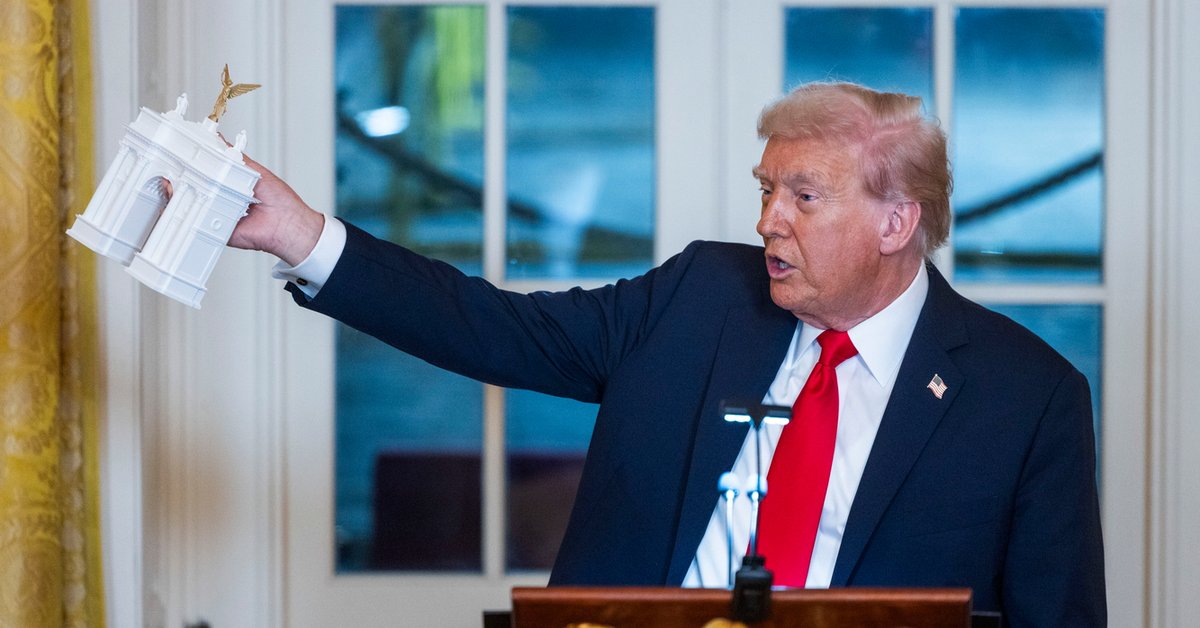 Donald Trump postawi gigantyczny łuk triumfalny na swoją cześć. "Będzie fantastyczny"
