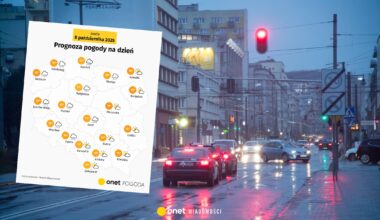 Środa z pogodowymi zawirowaniami. Niż Egbert sprowadzi nie tylko deszcz