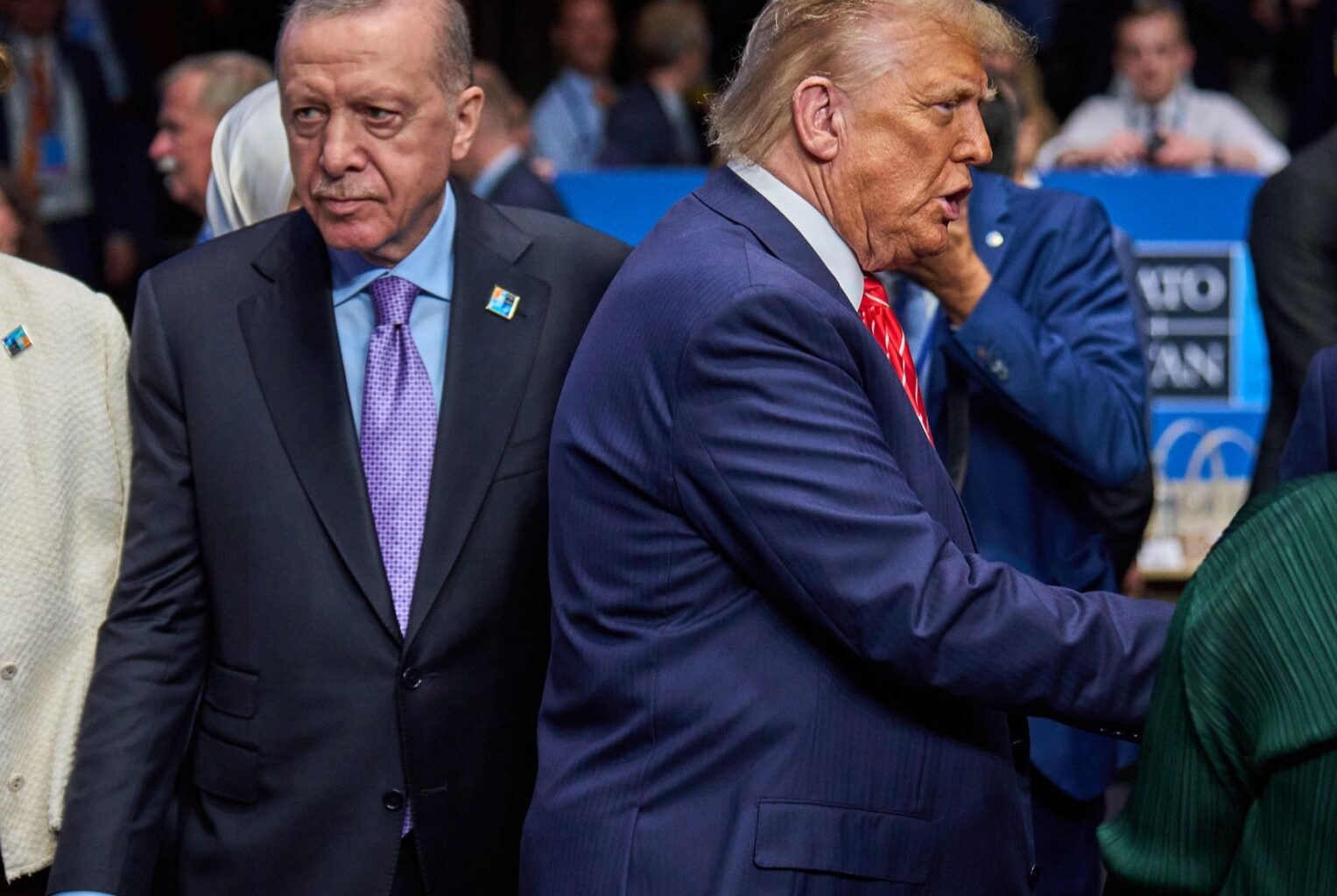 Prezydent Turcji Recep Erdogan i prezydent USA Donald Trump