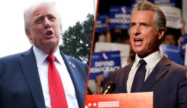 Donald Trump i Gavin Newsom