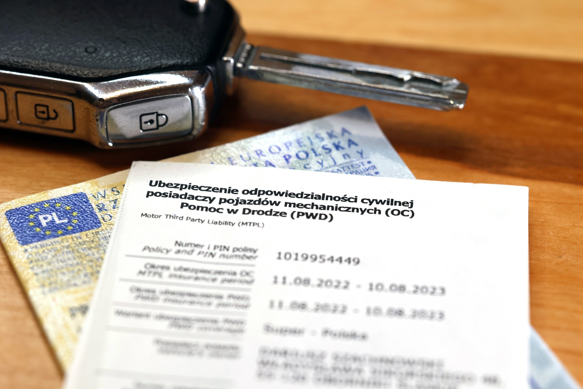 Polisa OC - zdj. ilustracyjne