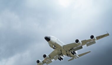 Amerykański samolot szpiegowski RC-135U Combat Sent