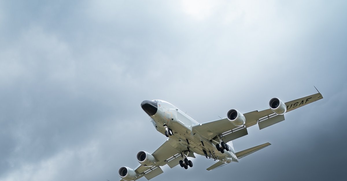 Amerykański samolot szpiegowski RC-135U Combat Sent