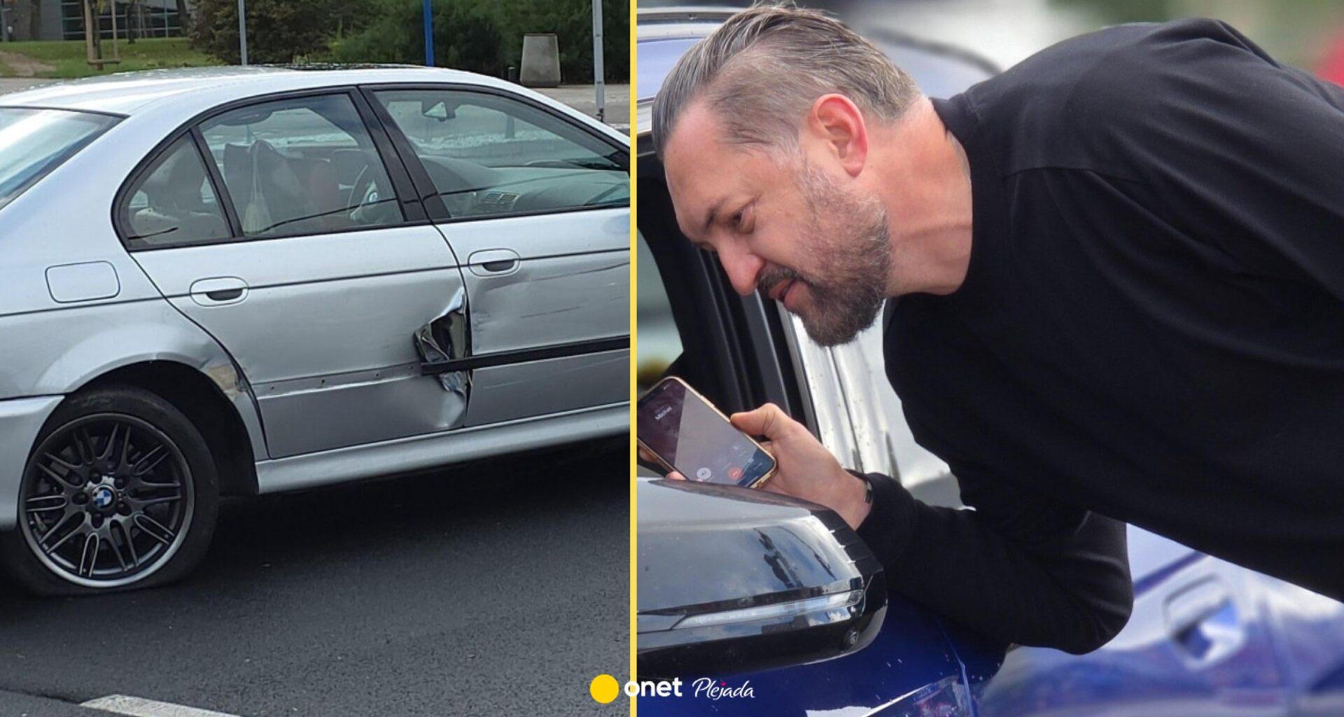 Marcin Prokop miał kolizję samochodową. Przyjechała policja