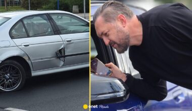 Marcin Prokop miał kolizję samochodową. Przyjechała policja